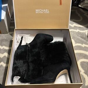 Michael Kors women’s fur boots